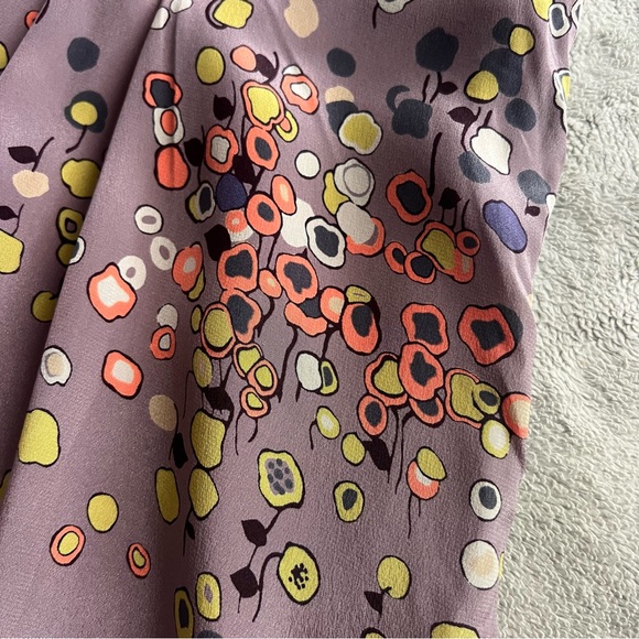 Boden Limited Edition Silk Sleeveless Empire Waist Surplice Floral Midi Dress - Picture 7 of 12